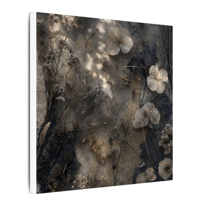 Winter Dried Flowers Texture Canvas Art | Elegant Decor