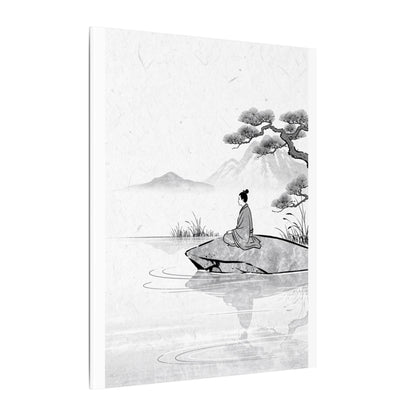 Meditation Harmonious Zen Ukiyo-e Canvas Art
