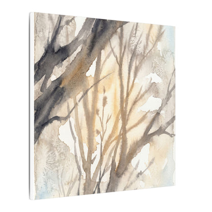 Ma Shadow Play Canvas Art - Japandi Watercolor