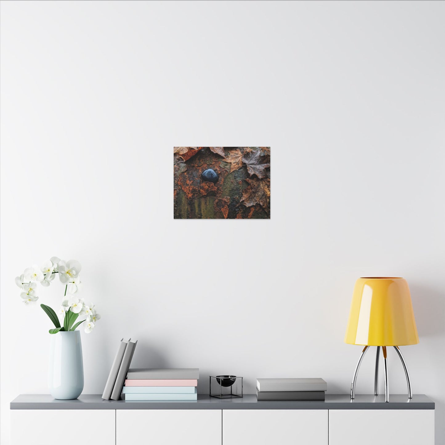 Datsuzoku Rust Patina Canvas Art - Dark Japandi Moody Minimal