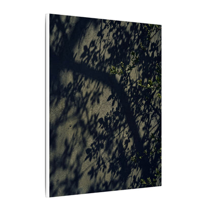 Atmospheric Shadow Play Canvas Art - Moody Minimal Dark Japandi