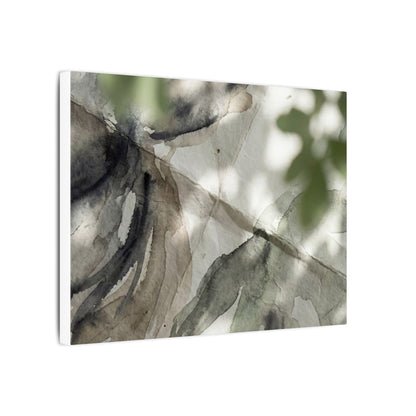 Spring Paper Fold Watercolor Canvas Art | Warm Decor