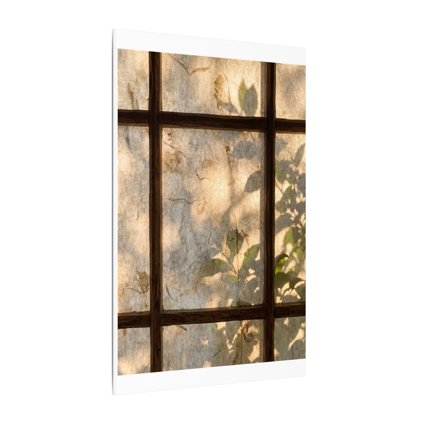 Golden Hour Shoji Screen Canvas Art - Japandi Mono No Aware