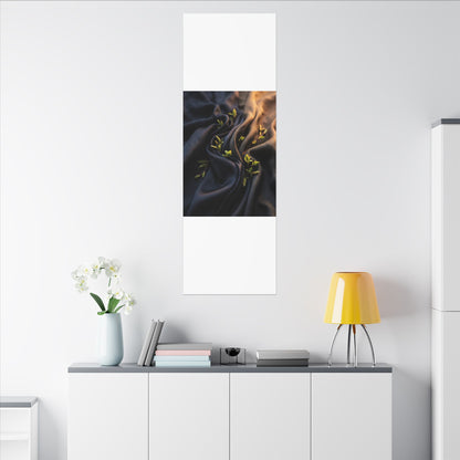 Spring Silk Drape Moody Minimal Canvas Art | Luxurious Decor