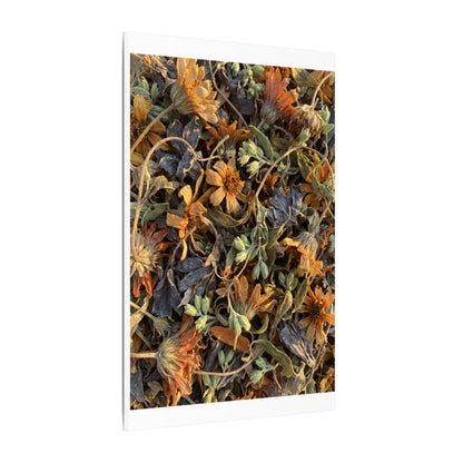 Spring Dried Flowers Japanese Pattern Canvas Art | Warm Decor