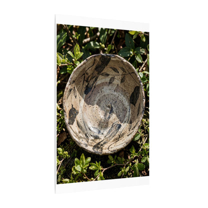 Elegant Ceramic Bowl Canvas Art - Japanese Pattern Japandi