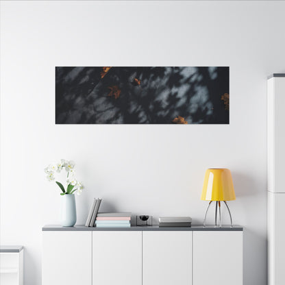 Autumn Shadow Play Shadow Zen Canvas Art | Atmospheric Decor