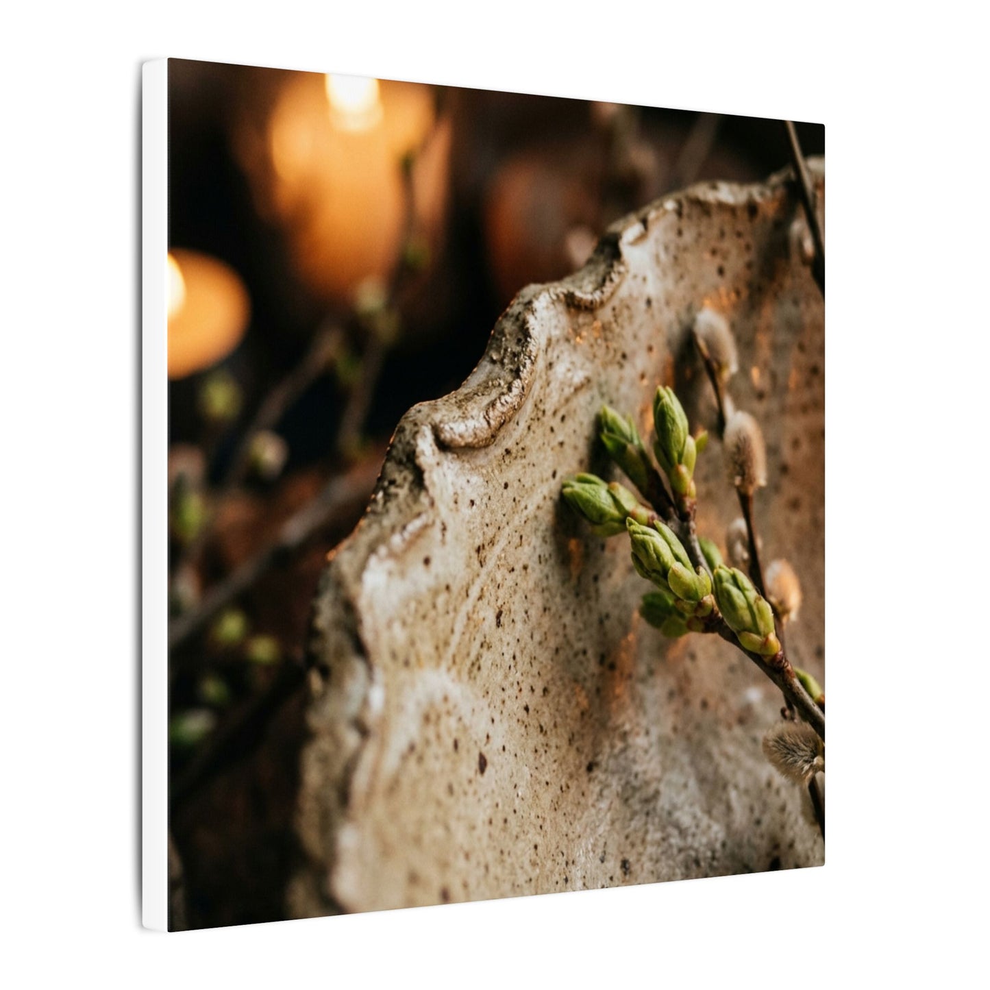 Overcast Ceramic Bowl Canvas Art - Japandi Ma