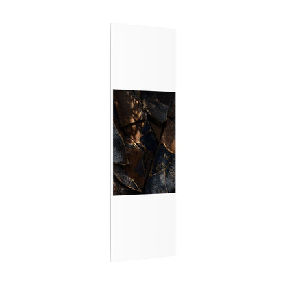 Fukinsei Broken Pottery Canvas Art - Dark Japandi Dark Texture