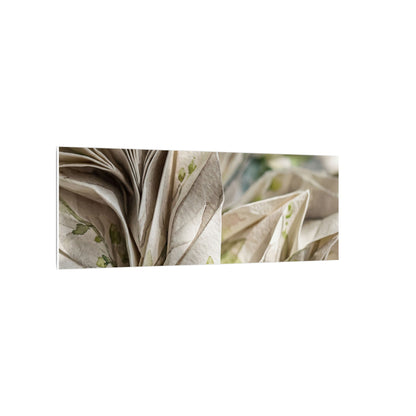 Fukinsei Paper Fold Canvas Art - Japandi Watercolor