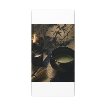 Ma Tea Ceremony Canvas Art - Zen Sumi E