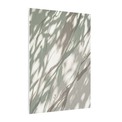 Japandi Shadow Play in Dappled | Japanese Pattern Canvas Art