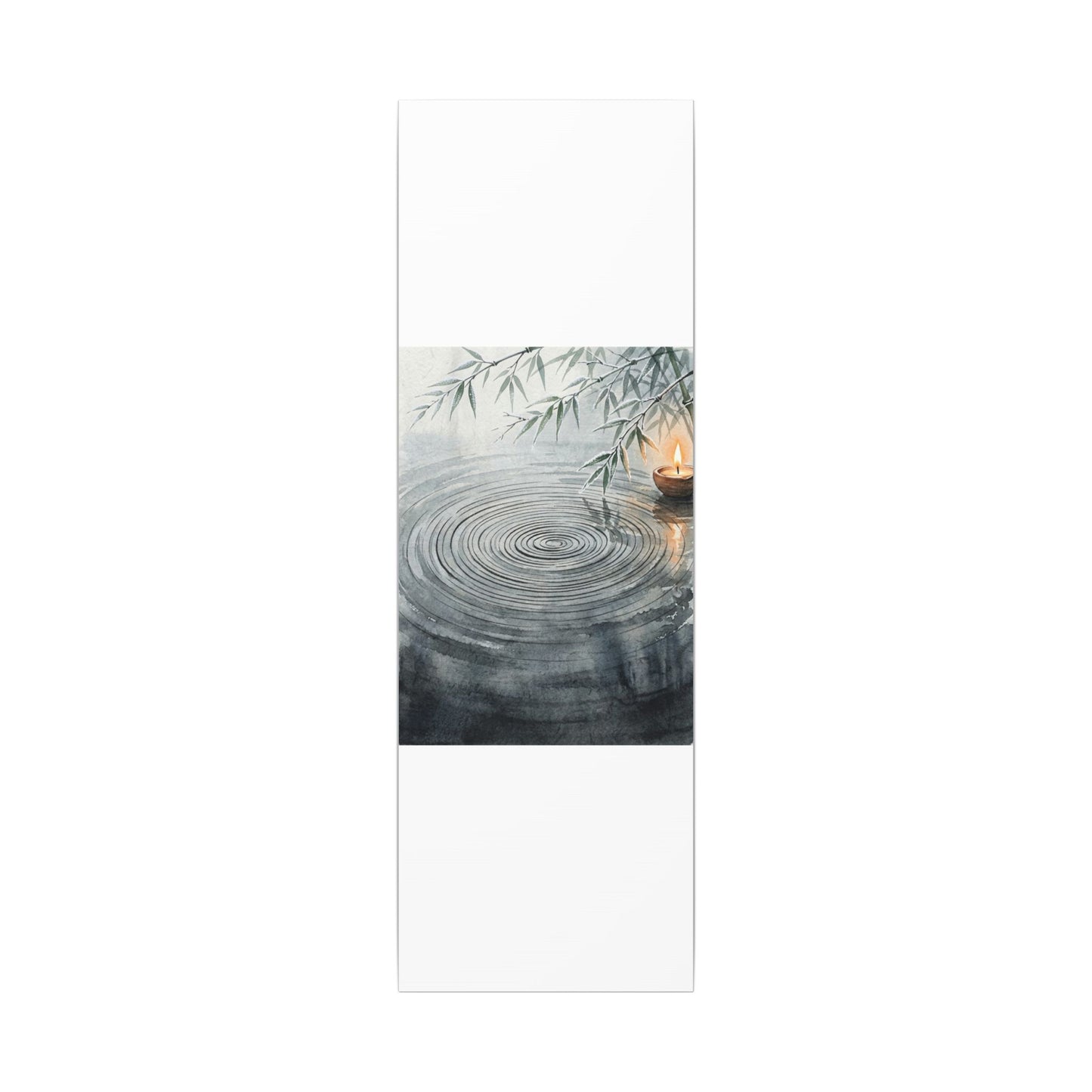 Water Ripple Sumi E Canvas Art | Calm Zen Art