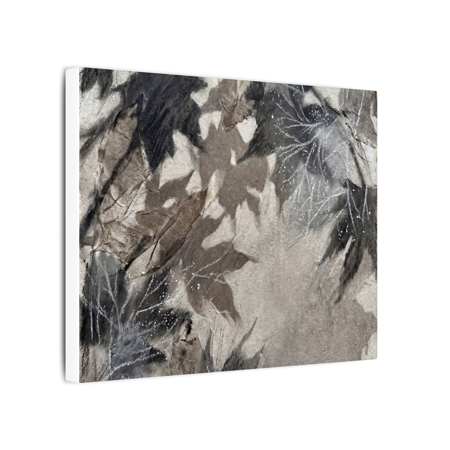 Shadow Play Texture Canvas Art | Cozy Japandi Art