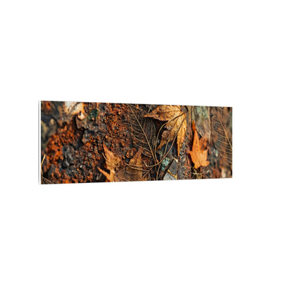Rust Patina Canvas Art | Autumn Japandi Texture Art
