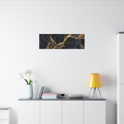Kintsugi Gold Vein Canvas Art