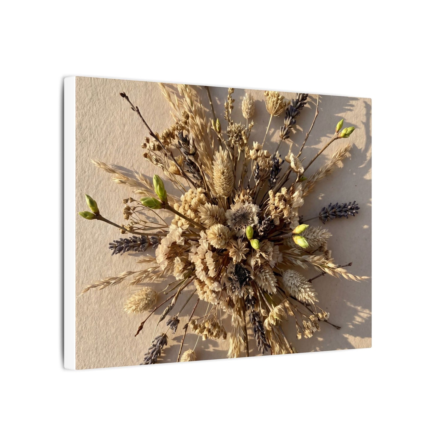 Dried Flowers Spring Canvas Art | Japandi Earthy Design