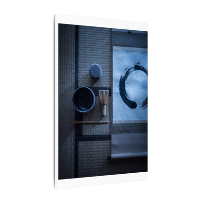 Tea Ceremony Enso Canvas Art | Calm Zen Art