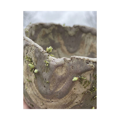 Overcast Ceramic Bowl Canvas Art - Japandi Fukinsei