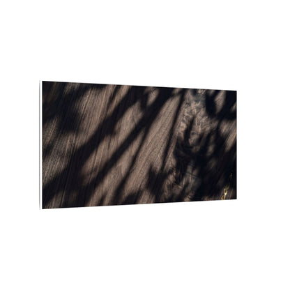 Shadow Play Summer Canvas Art | Dark Japandi Moody Design