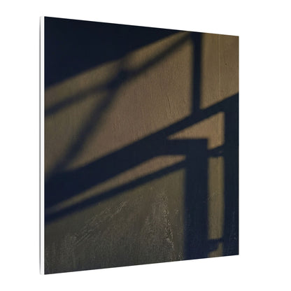 Sophisticated Shadow Play Canvas Art - Moody Minimal Dark Japandi