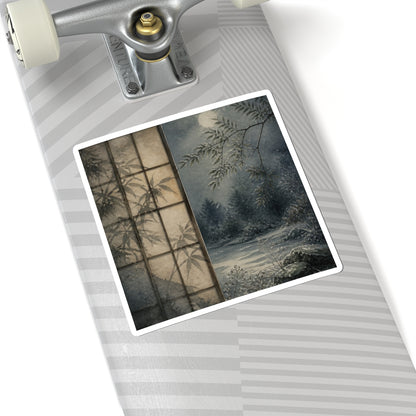 Fukinsei Shoji Screen Sticker - Japandi Watercolor