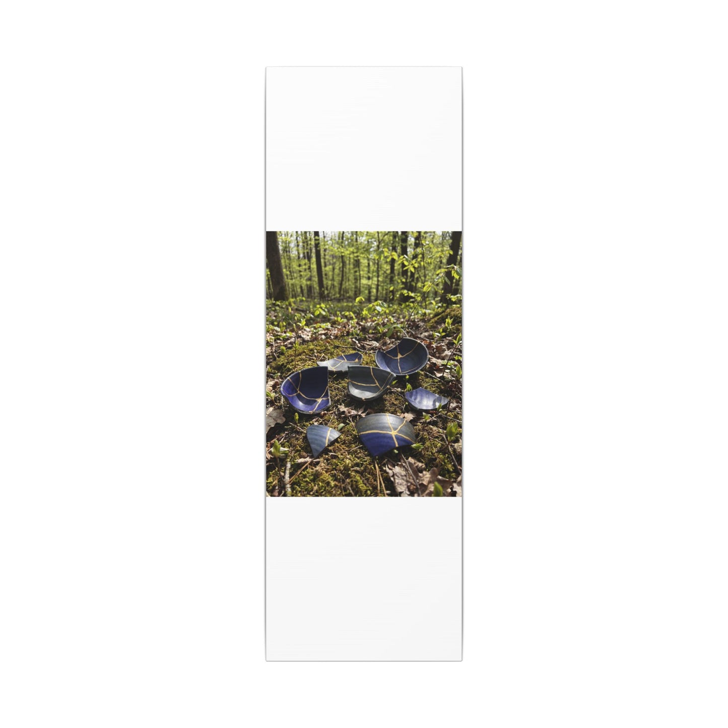 Philosophical Broken Pottery Canvas Art - Broken Beauty Kintsugi
