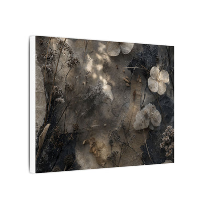 Winter Dried Flowers Texture Canvas Art | Elegant Decor
