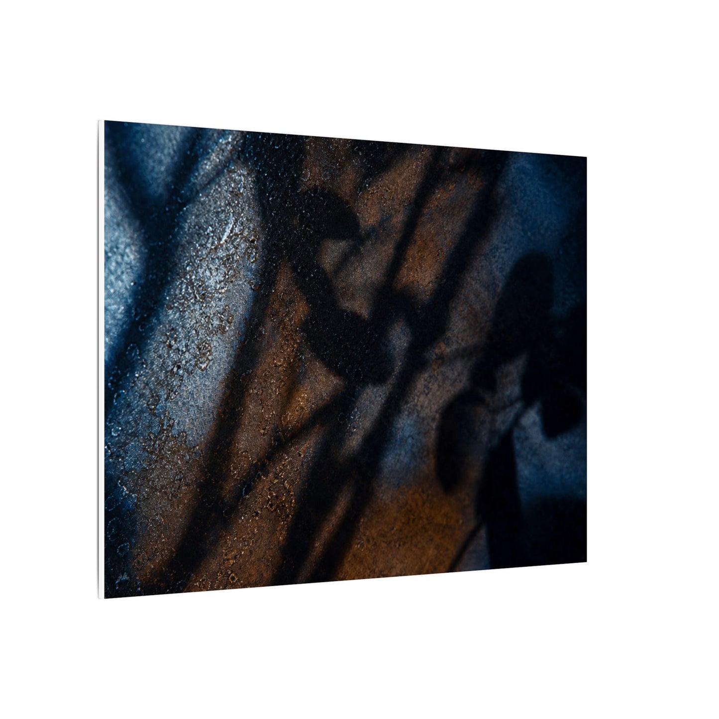 Moonlight Shadow Play Canvas Art - Dark Japandi Ma