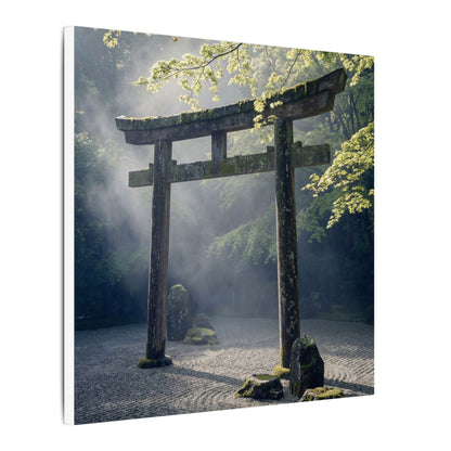 Torii Gate Canvas Art | Spring Zen Karesansui Art