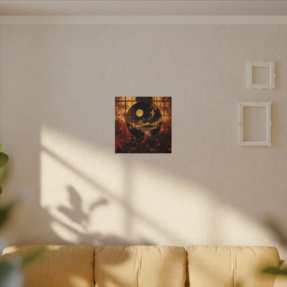 Beautiful Shoji Screen Canvas Art - Gold Vein Kintsugi