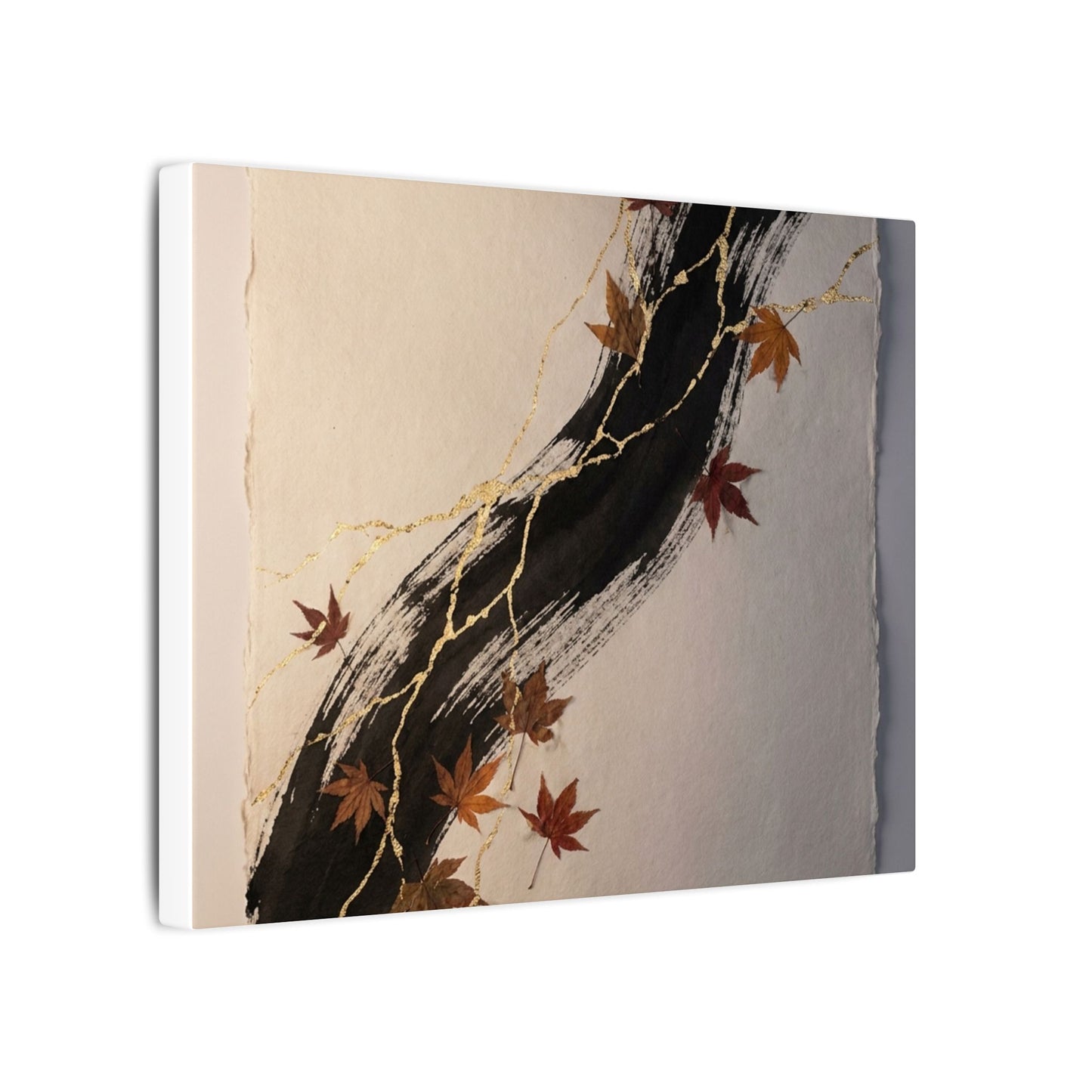 Dawn Ink Brushstroke Canvas Art - Kintsugi Ma