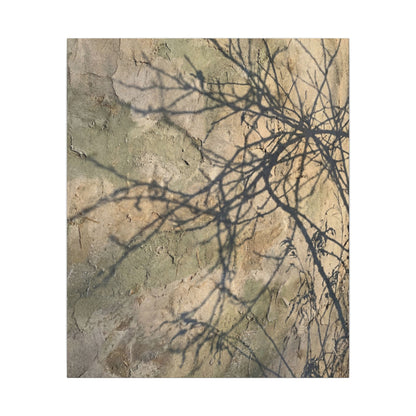 Japandi Shadow Play in Golden Hour | Texture Canvas Art
