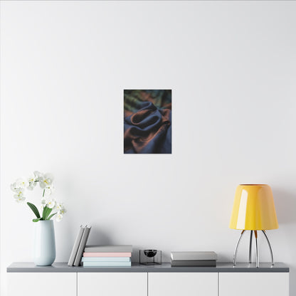 Summer Silk Drape Shadow Zen Canvas Art | Sophisticated Decor