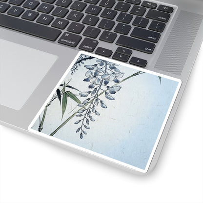 Winter Wisteria Ukiyo E Inspired Sticker | Tranquil Decor