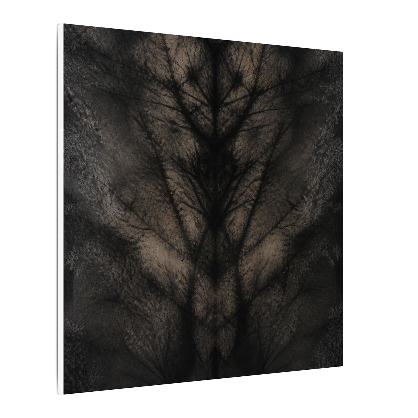 Seijaku Shadow Play Canvas Art - Dark Japandi Charcoal Ink