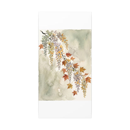 Ma Wisteria Canvas Art - Japandi Watercolor