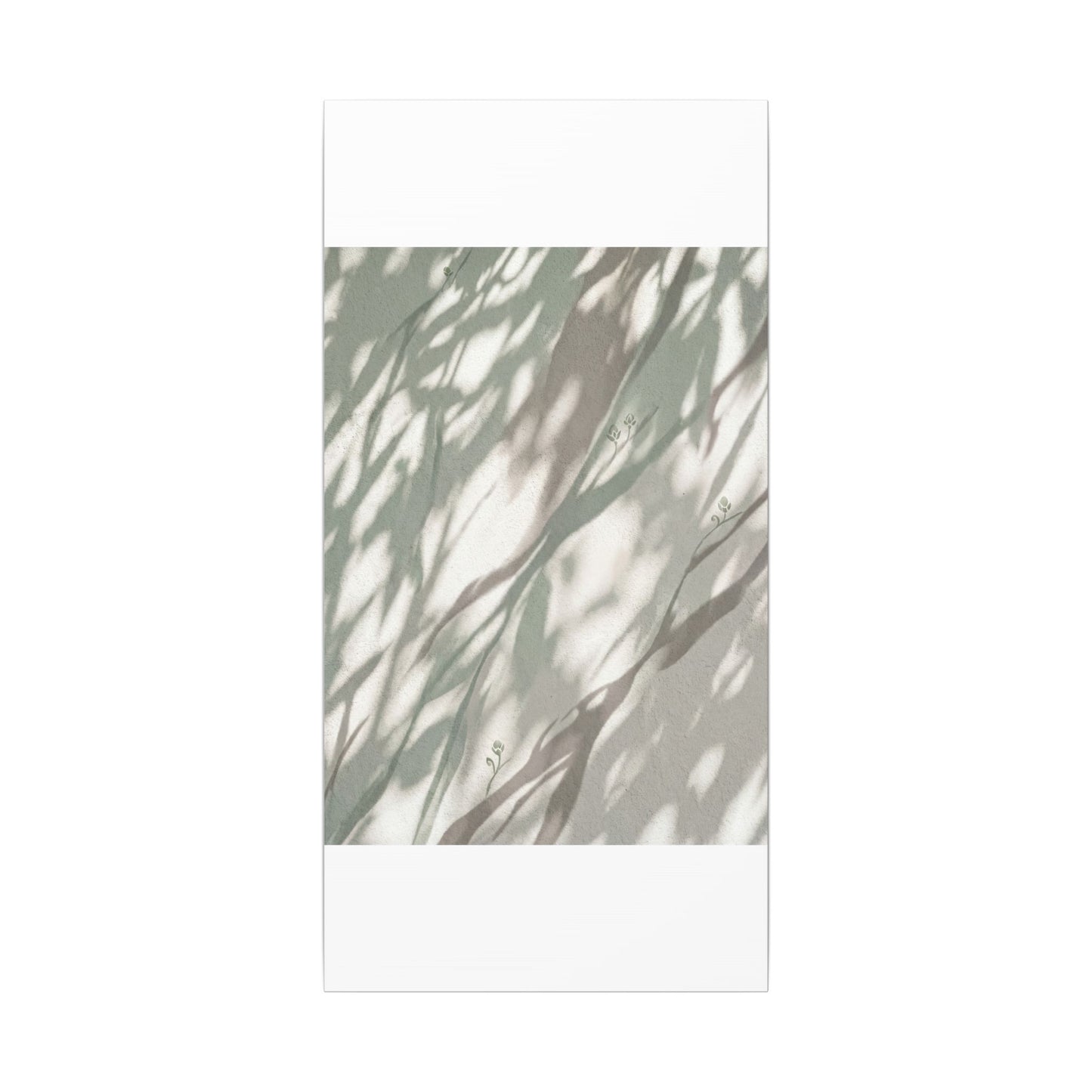 Japandi Shadow Play in Dappled | Japanese Pattern Canvas Art