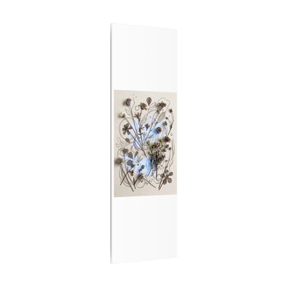 Dried Flowers Minimal Line Canvas Art | Elegant Japandi Art