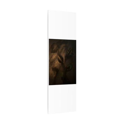 Candlelight Shadow Play Canvas Art - Dark Japandi Ma