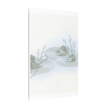 Moonlight Rock Garden Canvas Art - Japandi Ma