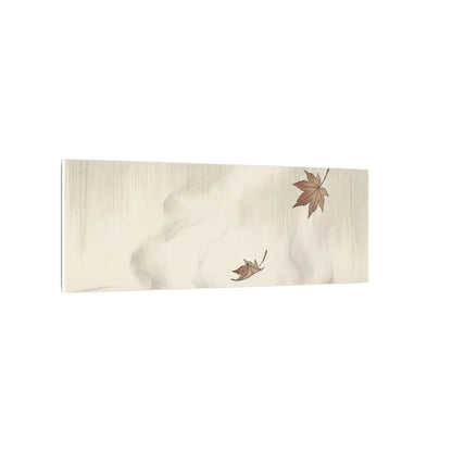 Lotus Flower Canvas Art | Autumn Zen Ukiyo E Inspired Art