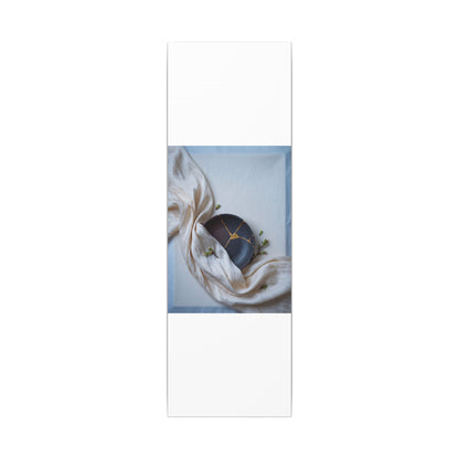 Ma Silk Drape Canvas Art - Kintsugi Gold Repair
