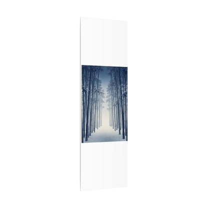 Bamboo Grove Canvas Art | Winter Zen Ukiyo E Inspired Art