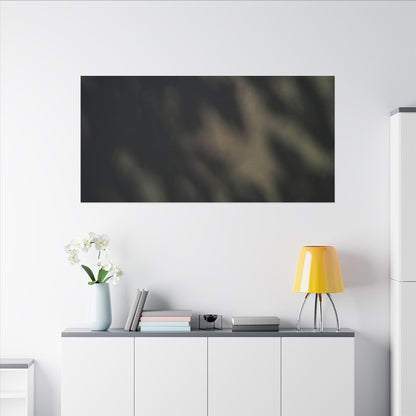 Dappled Shadow Play Canvas Art - Dark Japandi Ma