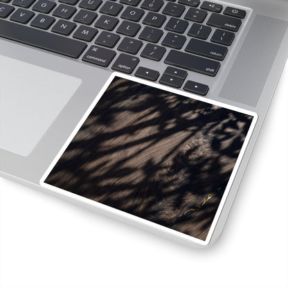 Dark Japandi Shadow Play in Dappled | Shadow Zen Sticker