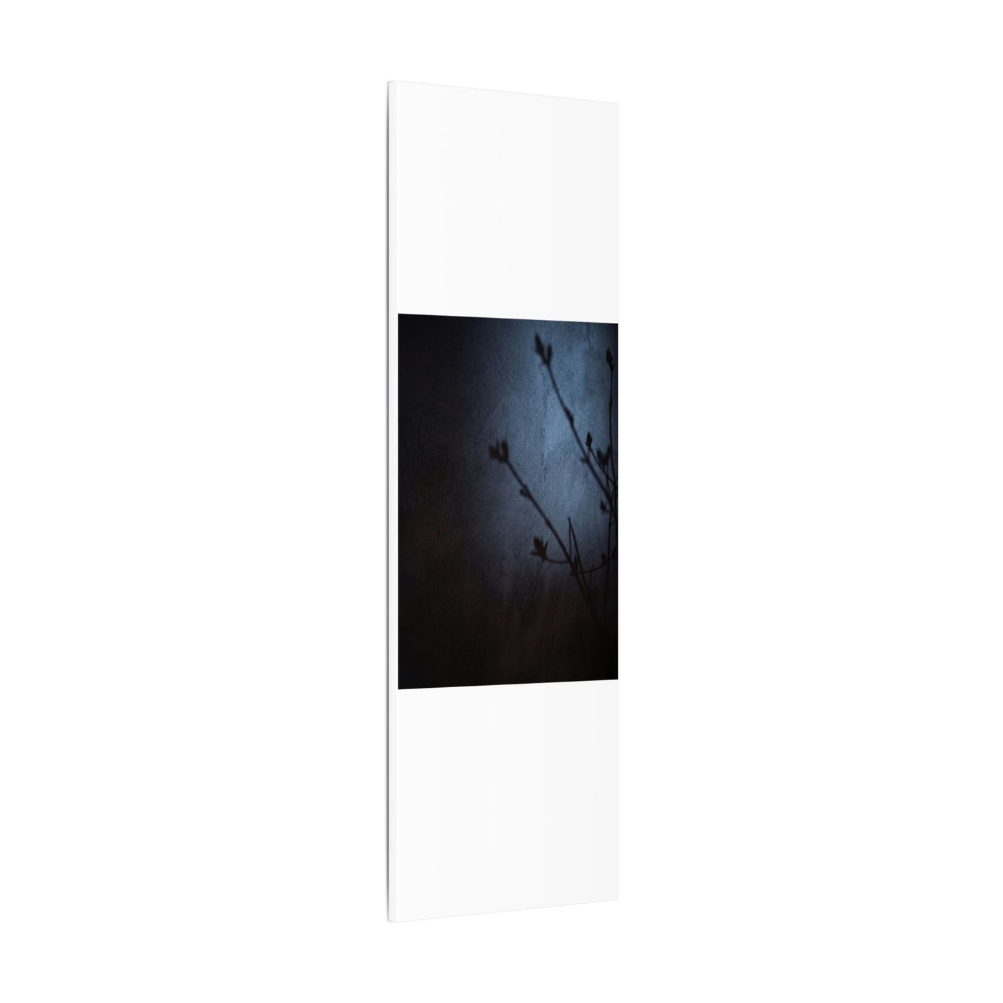 Shadow Play Canvas Art | Spring Dark Japandi Moody Minimal Art