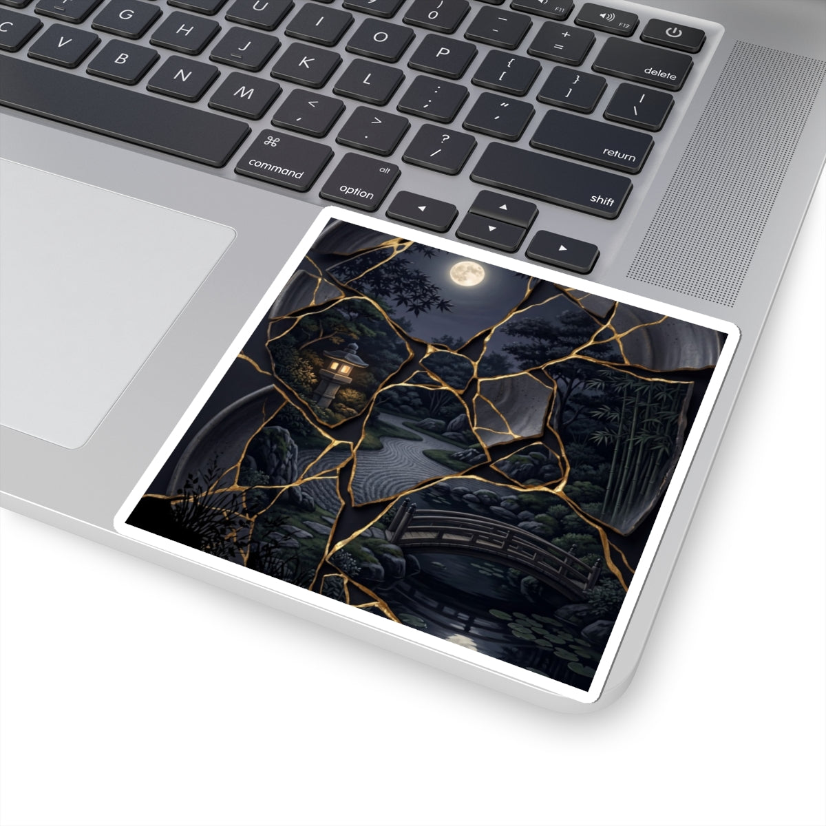 Summer Moonlit Garden Gold Repair Sticker | Beautiful Decor