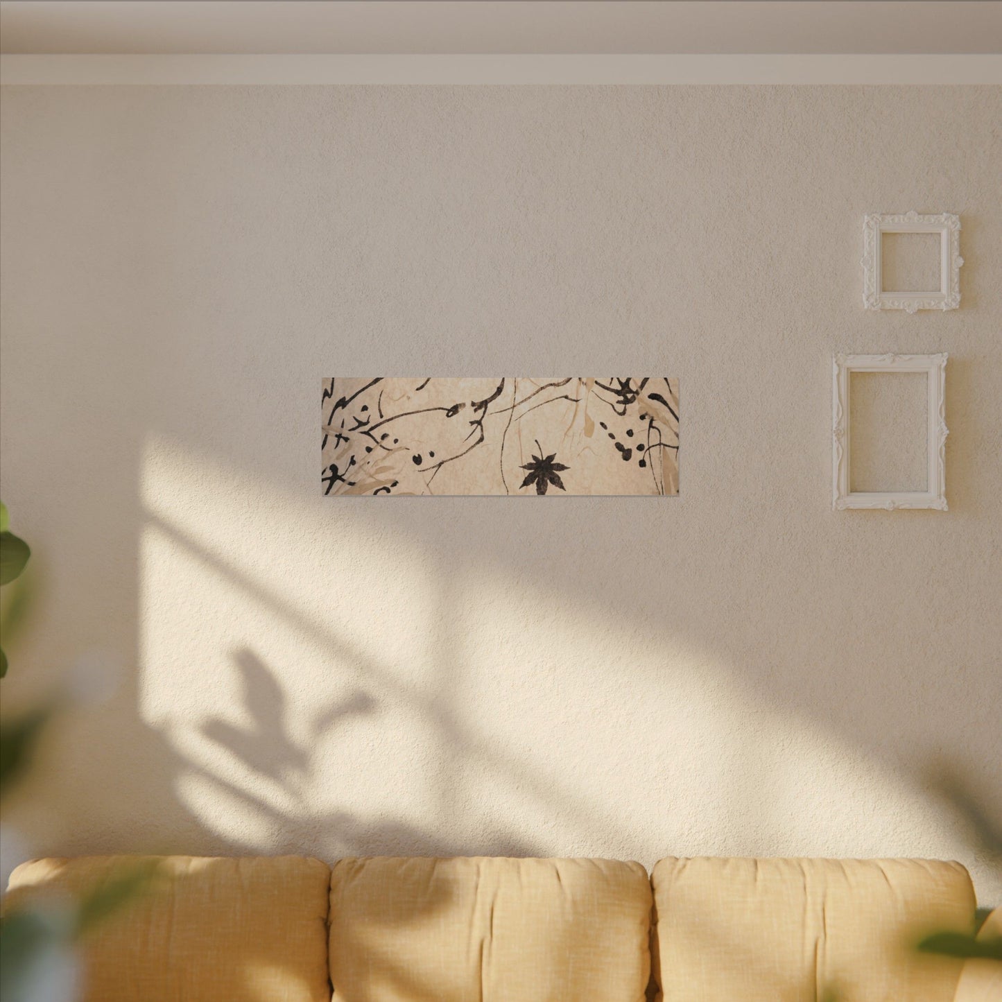 Golden Hour Shoji Screen Canvas Art - Japandi Fukinsei