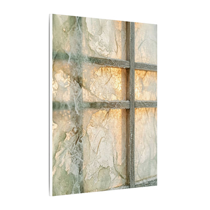 Winter Shoji Screen Watercolor Canvas Art | Elegant Decor
